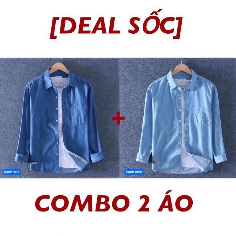 Sơ Mi Jean Nam Nhập Khẩu UK - JNK02, Chất Liệu Jean Cao Cấp - Menswear 7