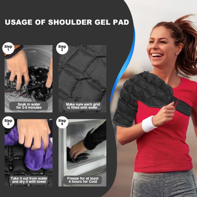 Product Introduction of Shoulder Ice Pack Wrap, Reusable Cold Pack for Men and Women, Hot Cold Compress for Shoulder, Sports & Outdoor Accessories 3