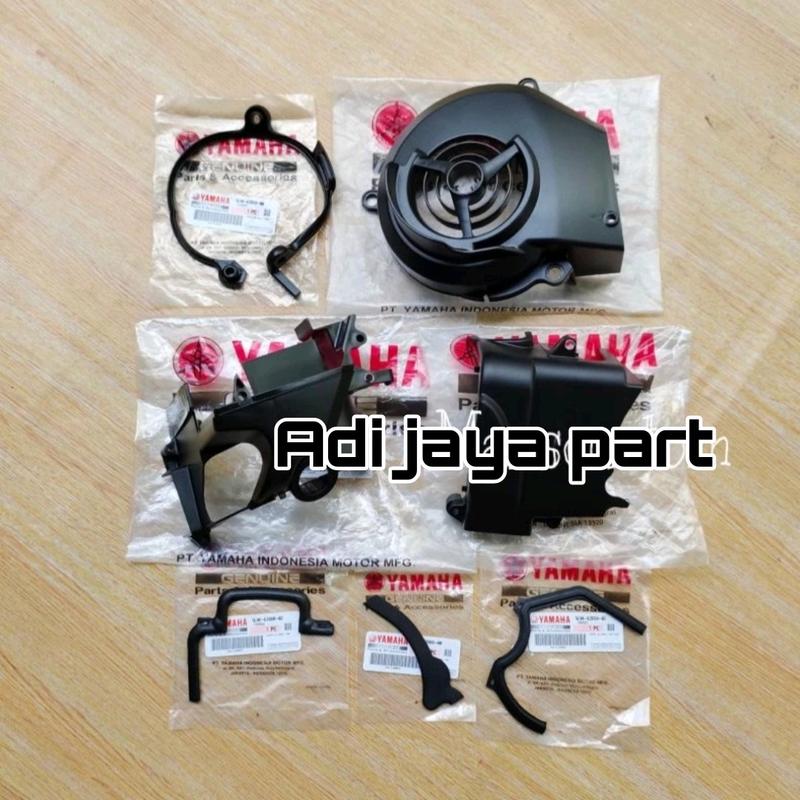 Cover mesin plus karet cover blok mesin mio smile sporty mio soul fino karbu original yamaha 0