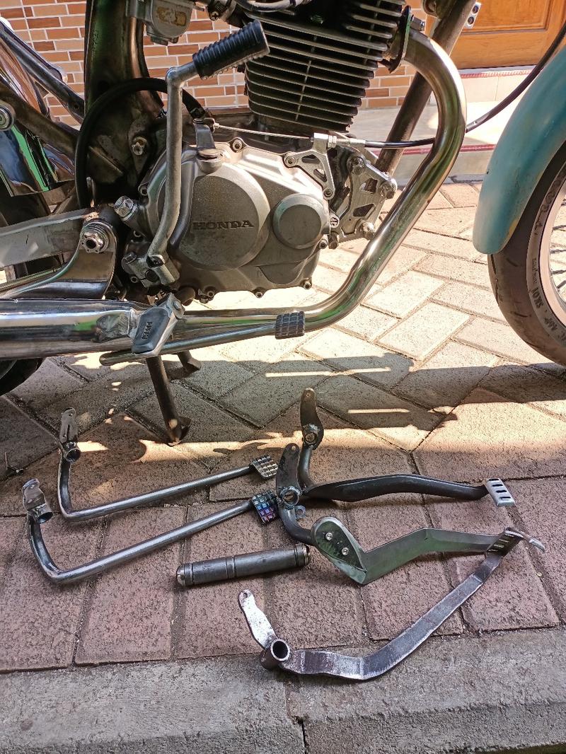 Product Introduction of pedal rem cb new BMWW HANDMADE SUPER TEBAL NEW PNP CB GL100 MP Motorcycle 6