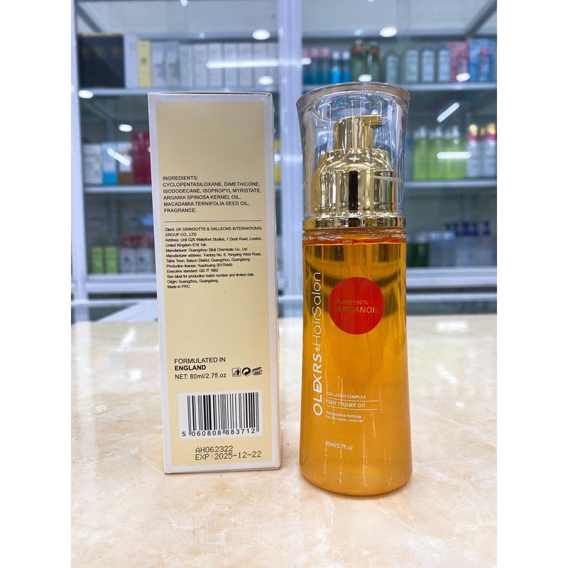 Tinh Chất Dưỡng Tóc Bóng Mượt Vào Nếp Olexrs 80ml, Chăm Sóc Tóc Nữ Mật Ong 1
