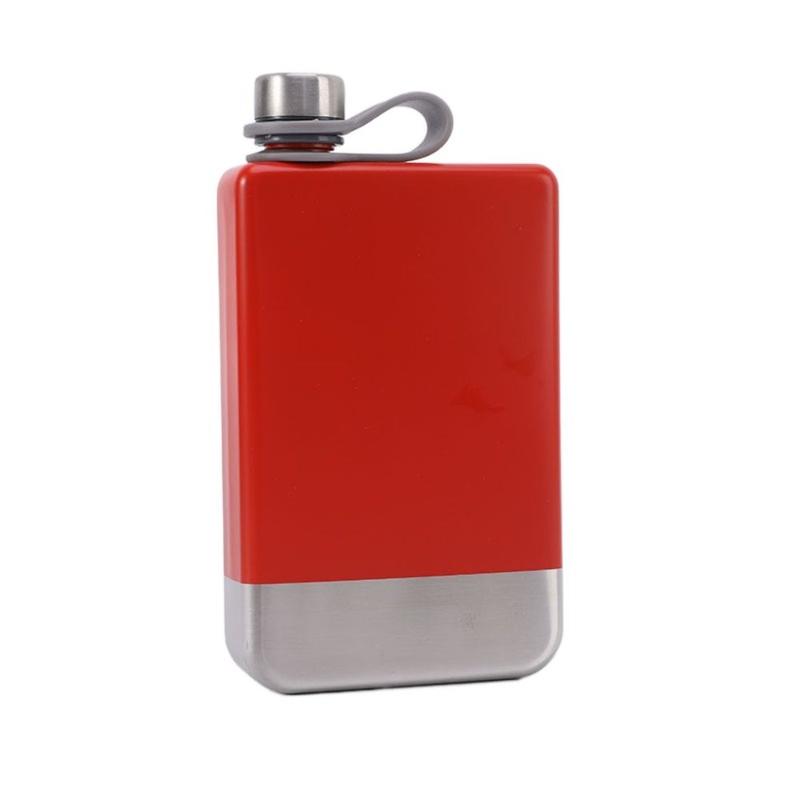 Product Introduction of High Quality Stainless Steel Hip Flask 9oz Portable Liquor Flask Paint Spraying Leakproof Wine Cup Unisex 19