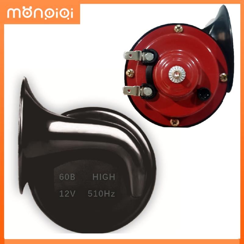 Bộ Còi Sên Ô Tô Chống Nước 12V Âm Thanh Lớn Phù Hợp Cả Xe Máy Xe Con Và Xe Tải 【2 CÒI/Rẻ Còi xe máy và ô tô chống thấm nước ốc sên 12V (cặp) Phụ Kiện Hiện tại chỉ có màu đen