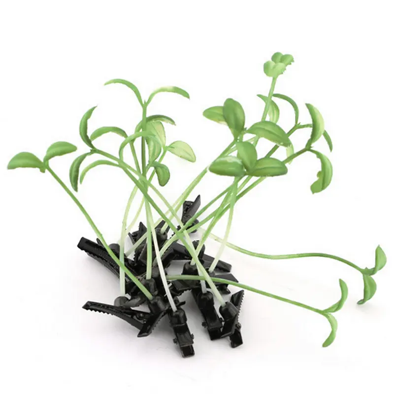 HPDA hairpin sepucuk daun tunas tauge sporut hick jepit rambut cosplay 4