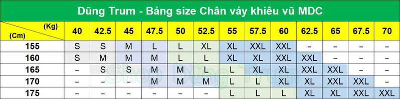 Product Introduction of Chân váy khiêu vũ đuôi cá chéo có quần bảo hộ bên trong 0