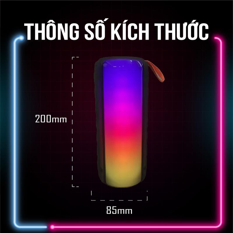 Loa Bluetooth MS-2214BT Dòng loa chuyên nghe nhạc, tối giản trong thiết kế hình trụ tích hợp đèn LED tinh tế, công suất tốt, dung lượng PIN lớn 7