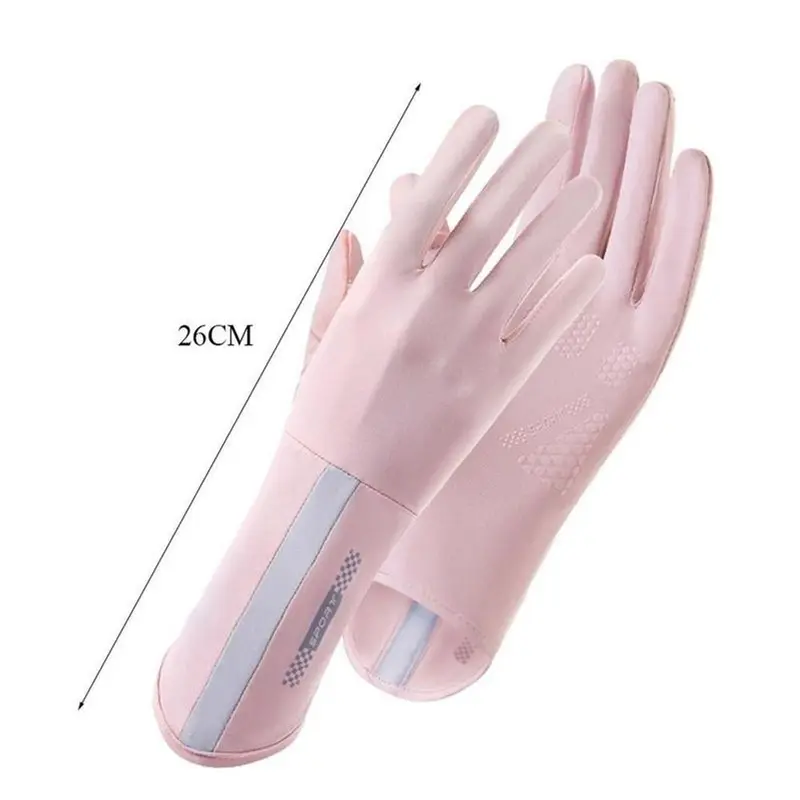 Găng Tay Đi Nắng Hở Ngón Chống Trượt Bao Tay Chống Tia UV Thoáng Khí Lái Xe Nam Nữ Có Thể Chạm Màn Hình Cảm Ứng 8