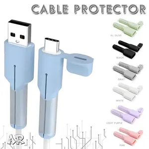 AR SH Silikon Pelindung Ujung Kabel Gen 7 / Cable Charger / Pelindung Karet Anti Tekuk Untuk Android Type C Dan Iphone