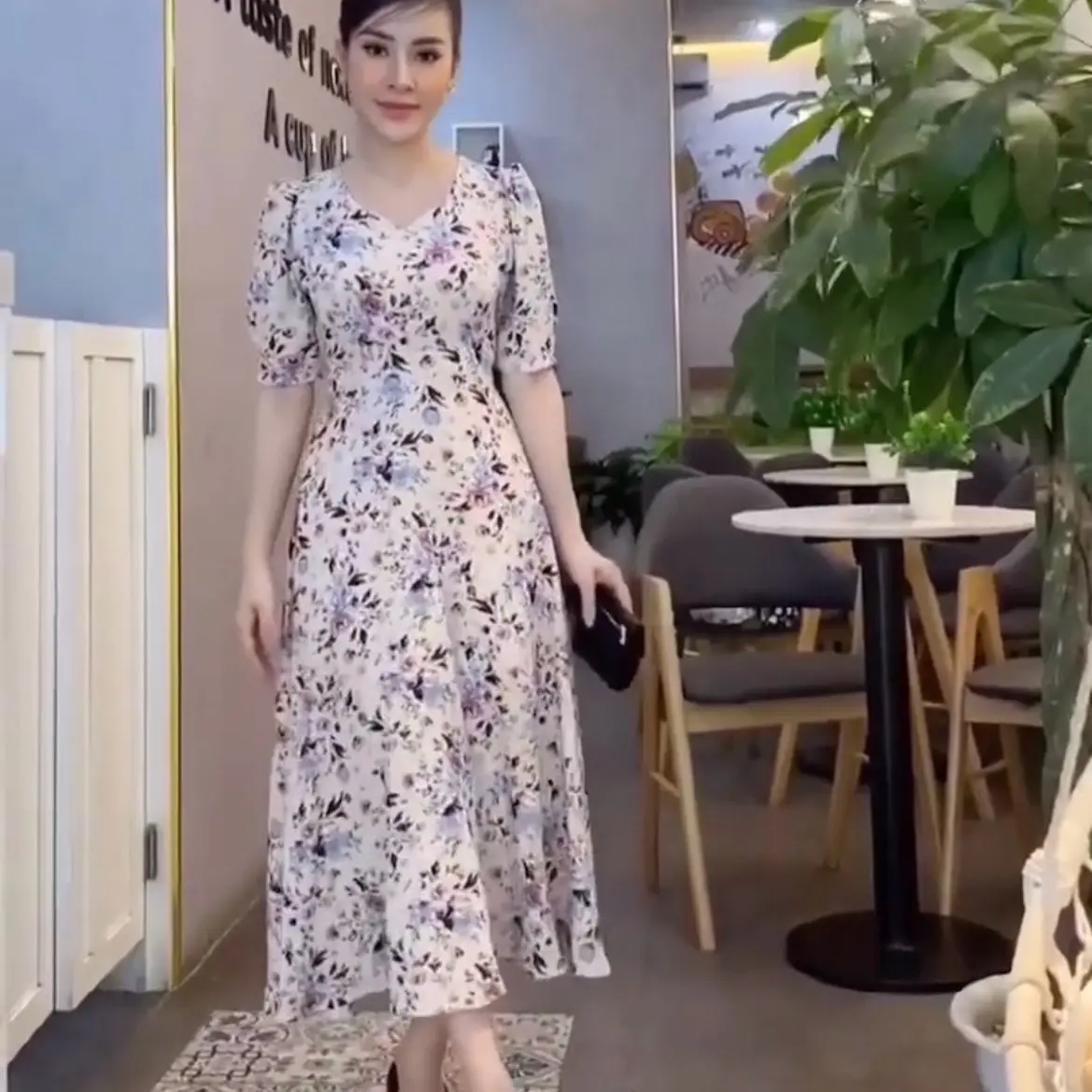 [40-50kg]VÁY THIẾT KẾ THỜI TRANG CAO CẤP MỚI CHO MẸ, CHẤT LỤA HÀN MÁT MỊN DỄ CHỊU THOẢI MÁI CHO MẸ TỰ TIN KHI MẶC