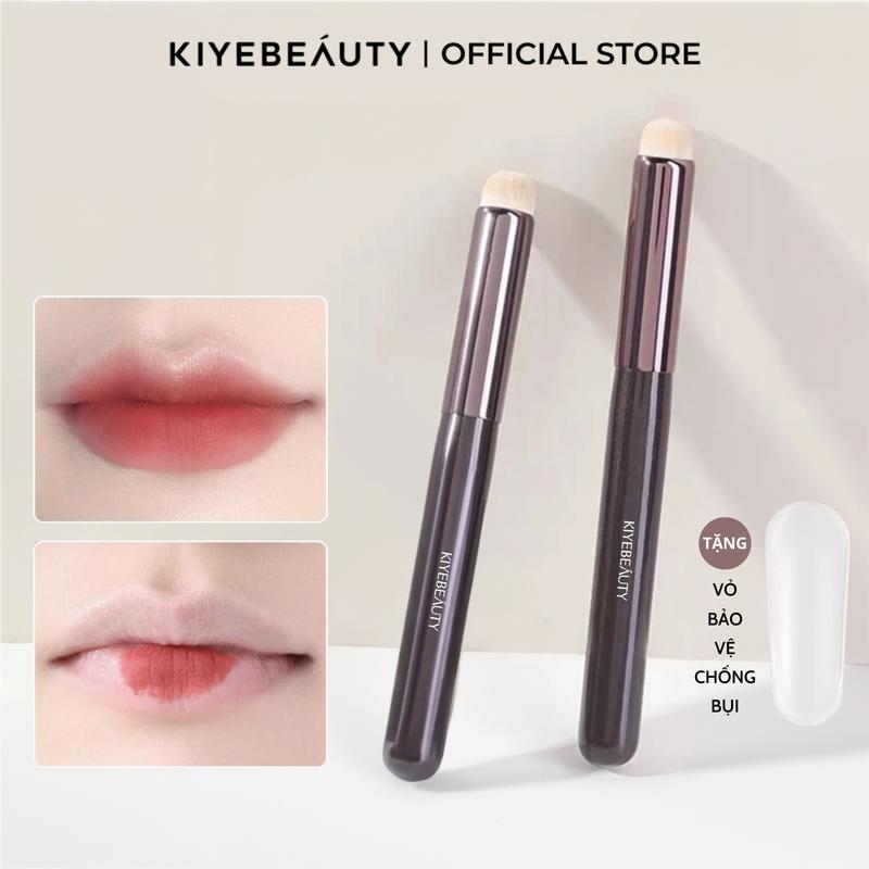 Cọ trang điểm son môi đầu tròn siêu mềm thiết kế đa năng nhỏ gọn che khuyết điểm