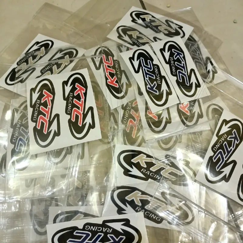 sticker velg racing dan sticker panduan kendara dan sticker tanung shok belakang Car 6