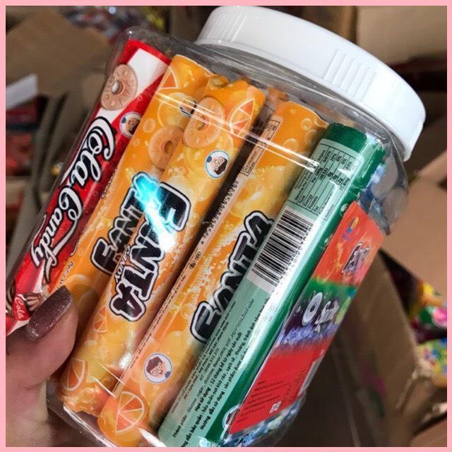 Product Introduction of CKOOAESHOP Lọ 30 Thanh Kẹo C Fanta, Spai , Coca Chua Food 6