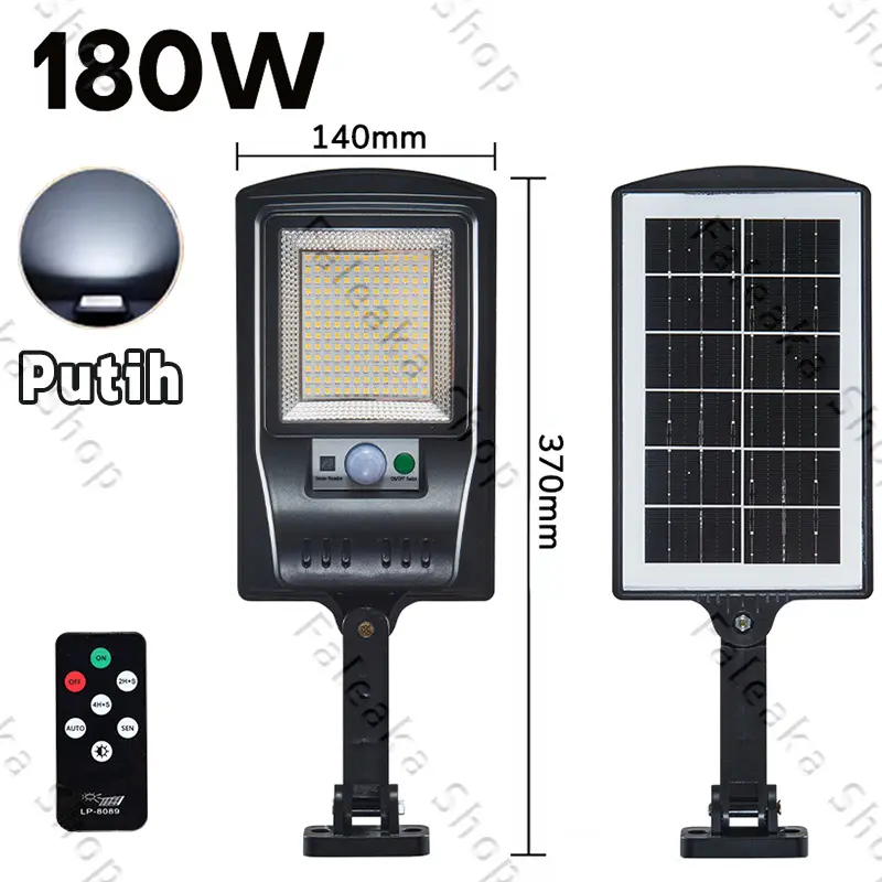 Super Terang 500W Lampu Jalan Tenaga Surya Otomatis Tahan 24 Jam Lampu Surya Matahari Lampu Taman Tenaga Surya Otomatis Outdoor Anti Air Ip67 Lampu Solar Cell LED Tenaga Matahari Untuk Taman Stadion Jalan Halaman Lapangan Basket 8