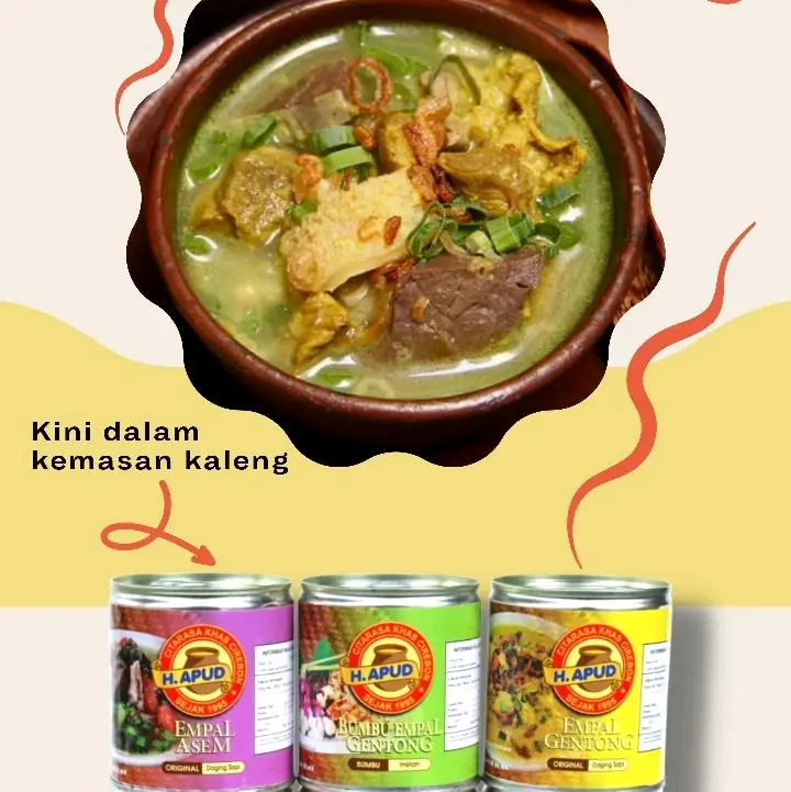 Empal Gentong Instant dan Bumbu Empal Gentong Hj. Apud Oleh Oleh Khas Cirebon Instan 0