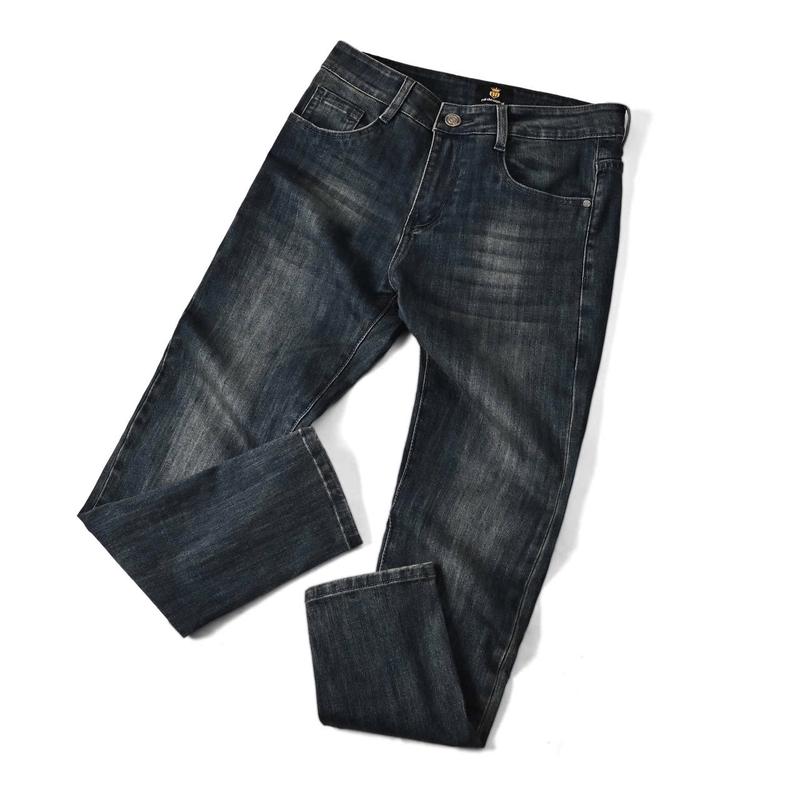 Quần jean dài nam có co giãn THFashion chất vải denim cao cấp mã TH1209 xanh đậm  size 28 29 30 31 32 33 34 35 36  Menswear Có Túi Pants 3