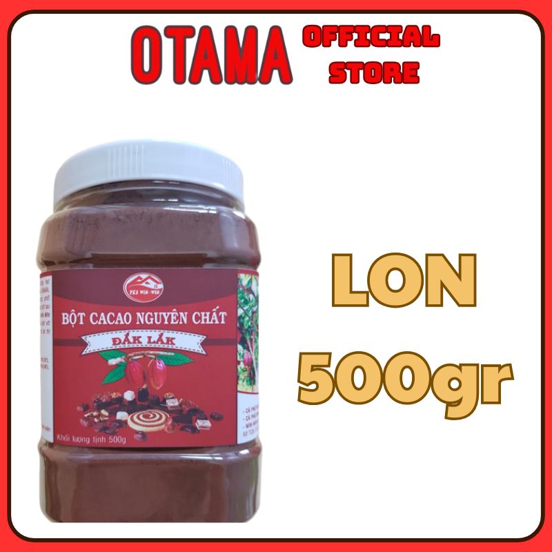 BỘT CA CAO NGUYÊN CHẤT ĐAKLAK VỊ NGUYÊN BẢN LON 500GR VỊ CA CAO SOCOLA THAY thay Cafe cacao  sữa cacao  sữa cafe kopiko cacao  sữa đá Chua ca  phe