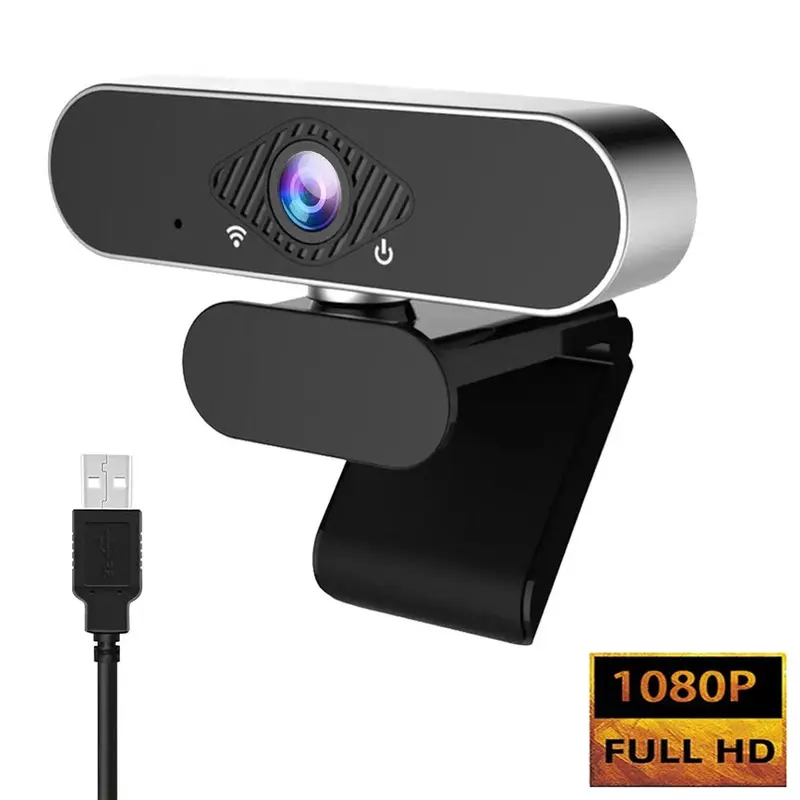USB Powered Webcam, 1080P Streaming Webcam with Microphone, Plug & Play Webcam for Video Call, Learning, Conference, Compatible with PC, MAC, Laptop, Monitor Camera, Home Office 0
