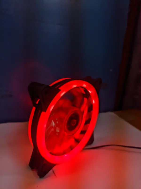 FAN CASING RED FULL COLOUR 12CM FAN CASING 12CM FULL COLOR DOUBLE RING 2