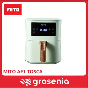 MITO DIGITAL AIR FRYER AF1 4 Liter Wood Series Garansi Resmi Mito 1 Tahun