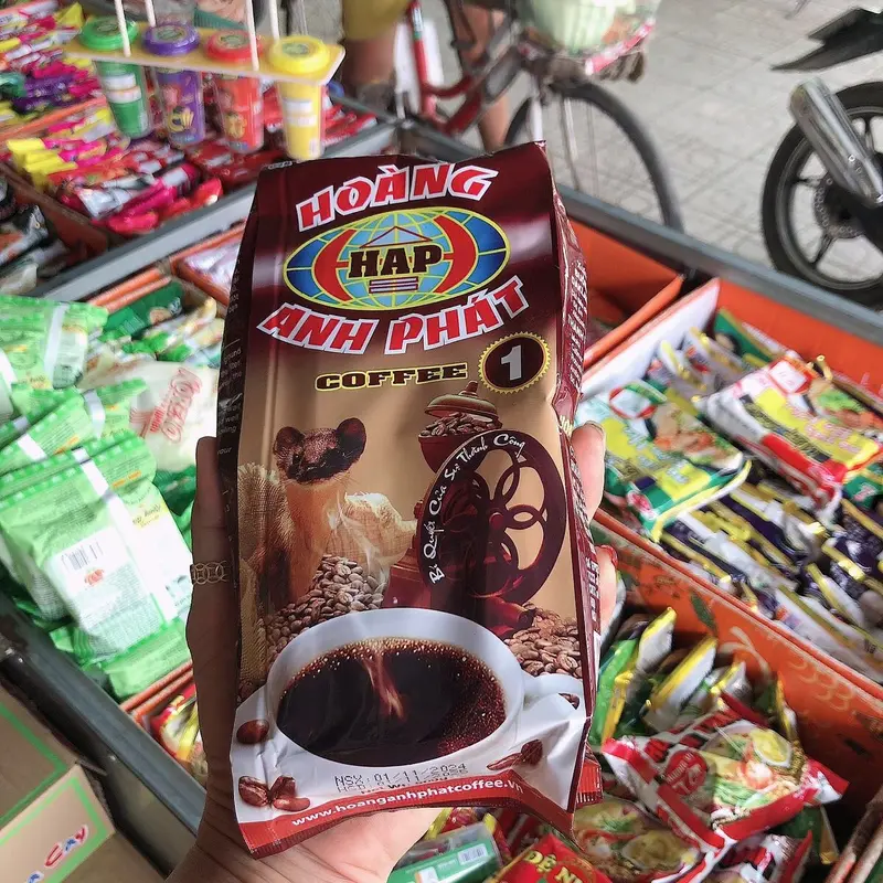 (Combo 2 bich 1kg)Cà Phê Pha Phin Hoàng Anh Phát H’REN RINA Cao Cấp - Gói 500g 4