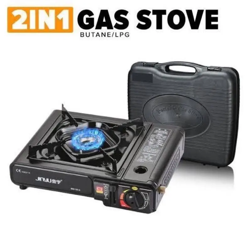 ✅100% Original Smilee 2 IN 1 New Portable Butane Gas Stove Mini Camping