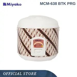 Miyako MCM638BTK Magic Com 1.8L 3in1 395W-Penanak Nasi-Penghangat Nasi-Original-New Arrival-Garansi Resmi-Rice Cooker-Pemasak Nasi