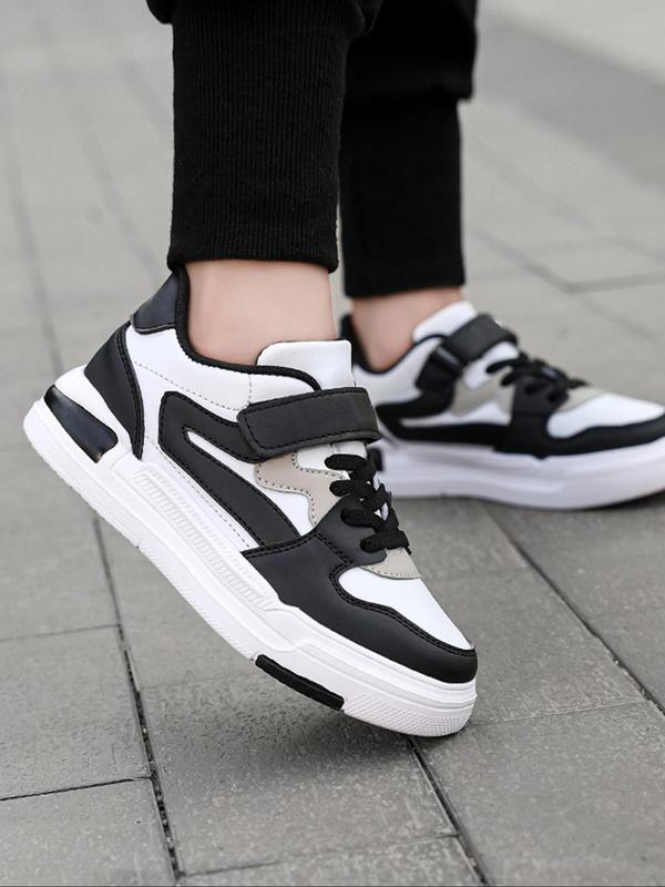 Boys' Fashionable Patchwork High Top Sneakers, Casual Comfortable Sports Shoes for Daily Wear, Trendy All-match Sneakers for Students 3