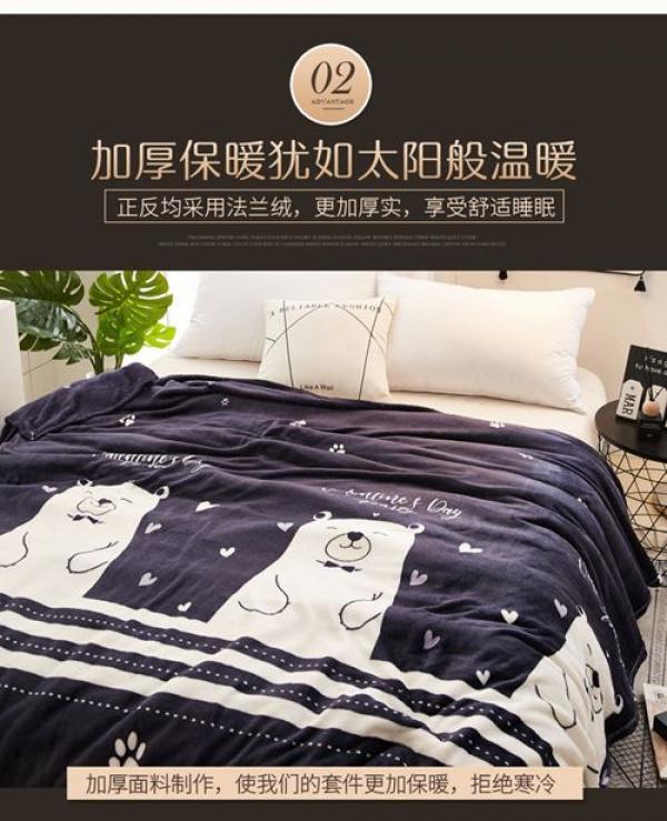 Product Introduction of Chăn, tất cả các mùa, 2024, nhiều kích cỡ có sẵn, tốc độ làm ấm, chăn điều hòa không khí, chất liệu vải nỉ, chăn đơn và đôi, bao gồm ga trải giường 4