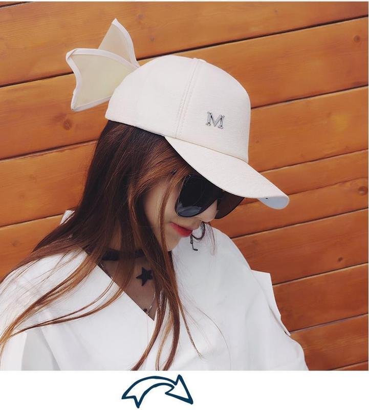 Product Introduction of หมวกเบสบอล สไตล์โคโคอา หญิง ฤดูร้อน สไตล์เกาหลี อเนกประสงค์ หมวกแหลม กันแดด มีโบว์ M หมวกกันแดดมาตรฐาน 19