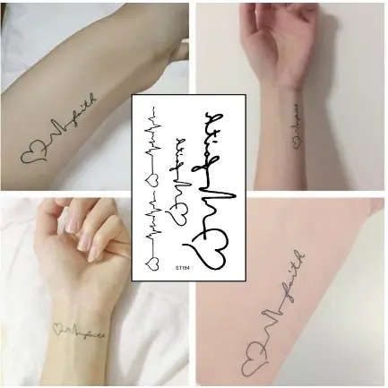‍♀️Ganten.‍♀️Nhãn dán hình xăm tạm thời chống nước phong cách ngẫu nhiên cá tính thời trang dành cho nam và nữả