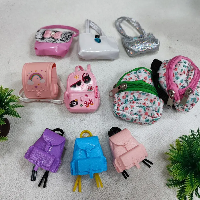phụ kiện búp bê các mẫu balo giá rẻ cute (chọn 1 cái ngẫu nhiên) 0