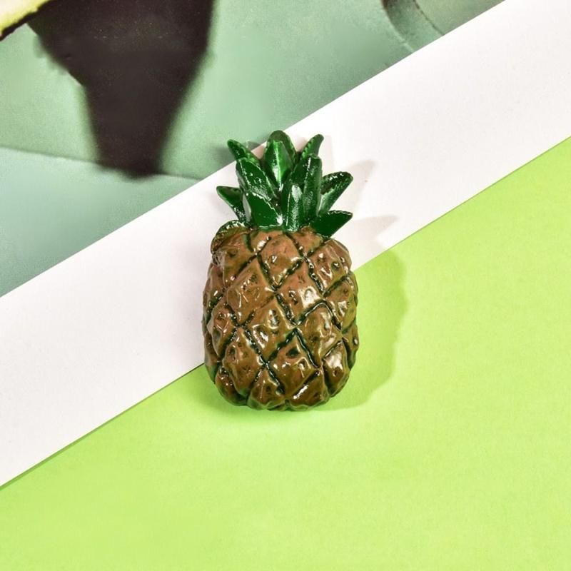 Realistic 3D 3D Fruit Refrigerator Stickers Magnetic Cute Simulated Fruit Magnetic Stickers Cartoon Fruit Design Resin Food Toys Props 1