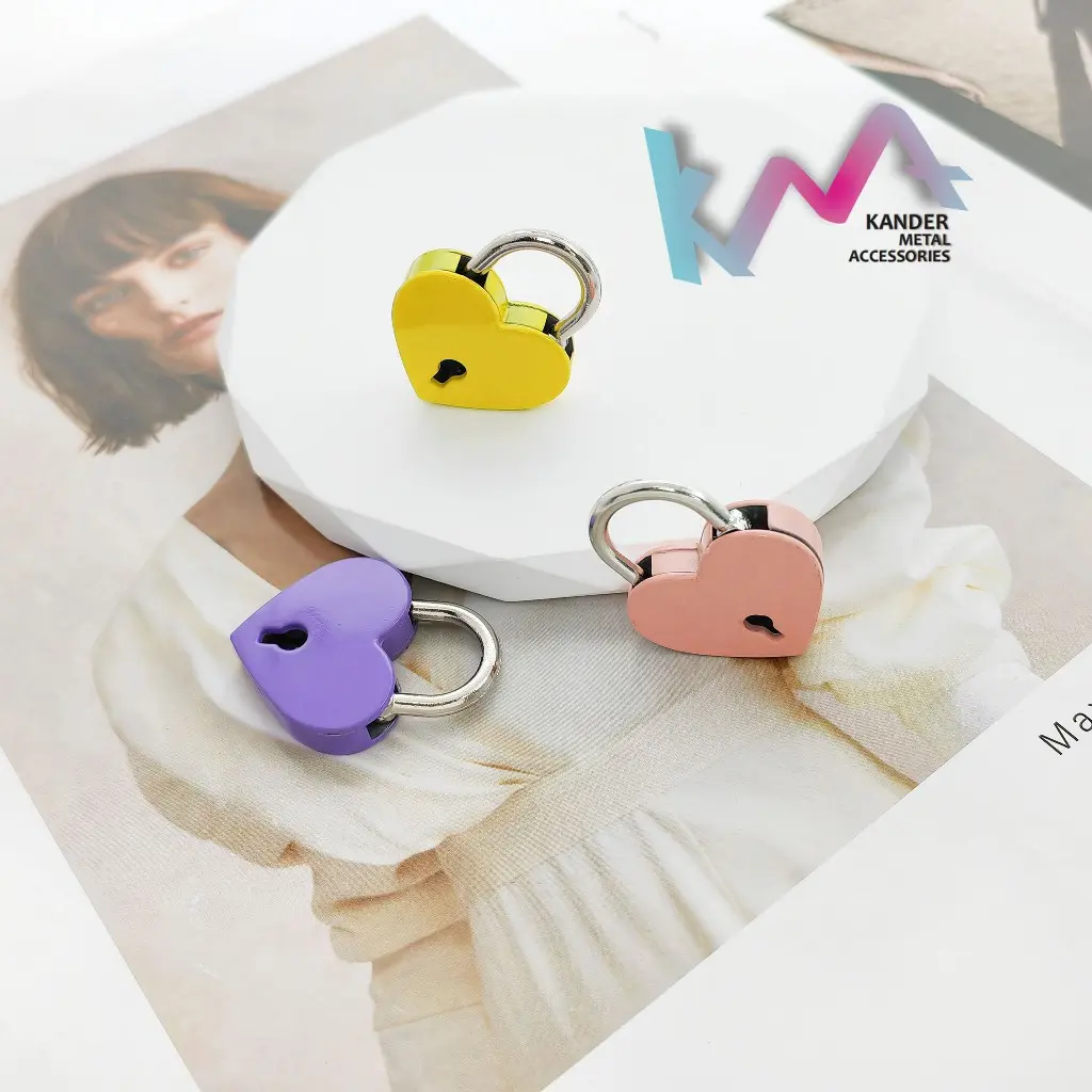 KANDER Iron Bag Lock Kunci Tas Gembok Love STAR1