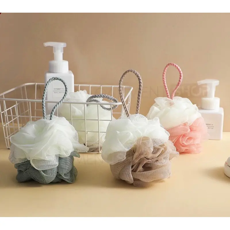 (Produk baru) SPONS MANDI Shower Puff Spon Mandi Besar Pengangkat Daki Sponge Busa Bagus Bulat 0