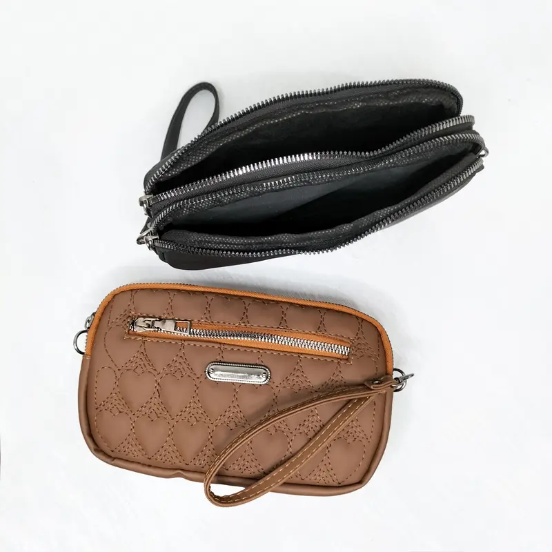 Tas selempang wanita sling bag mini tas korea kecil tas wanita kulit sintetis mini bag hitam 6