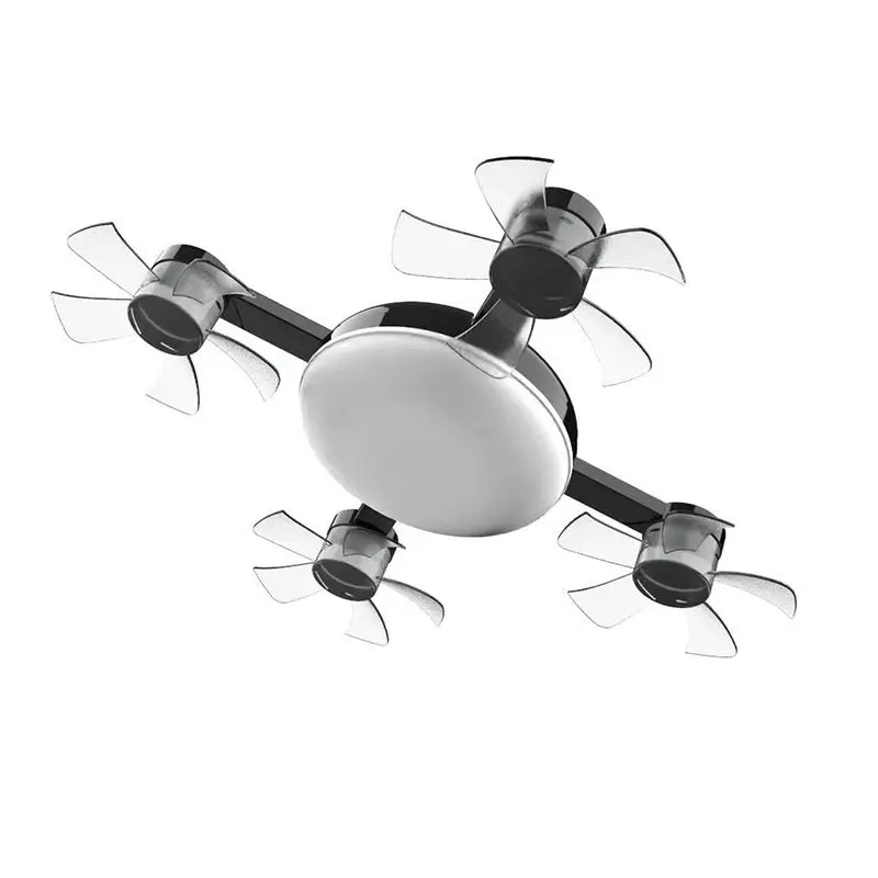Drone Design LED Ceiling Fan Light, Adjustable Fan Light with Remote Control, Household Appliances for Living Room, Bedroom, Study Room, Kitchen