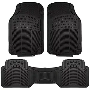 Karpet Karet 2 Baris 3pcs Mobil Toyota Fortuner Car Karet