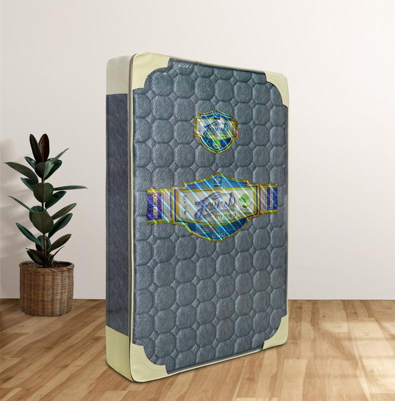 Đệm bông ép Kim Cương Four mix Foam 2 mảnh - thoáng mát lưu thông không khí - Mix mầu 1
