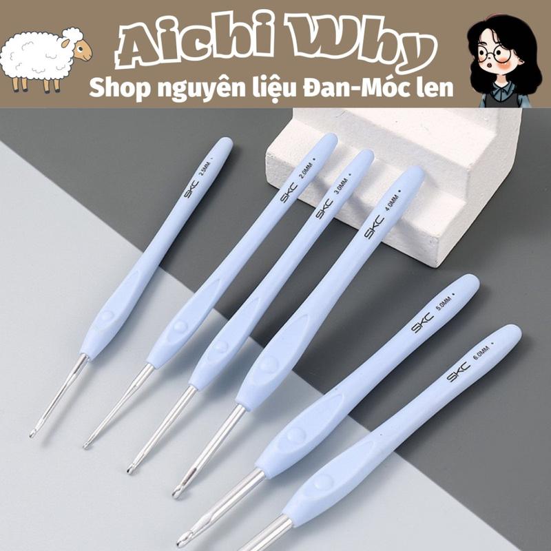  Kim móc Len SKC-Kim móc len cán nhựa cao cấp  size từ 1.5mm-6.0mm  