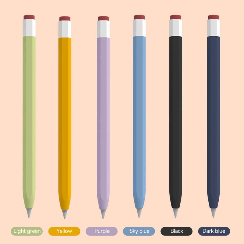 Product Introduction of Funda - Penutup pelindung Silikon Lembut untuk Apple Pencil 1 2 Sarung Duotone, generasi pertama dan kedua, kulit pensel untuk iPad, Sarung 19