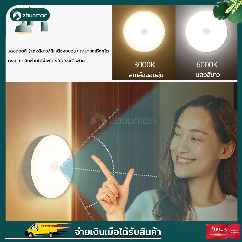 Product Introduction of ไฟเซนเซอร์กลางคืน ไฟกลางคืน ไฟติดผนังไร้สาย ไฟบันได ไฟติดผนัง ไฟสำหรับติดห้องนอน ชาร์จผ่าน USB ไม่ต้องใช้ถ่าน Night Light ขนาด 85*85ซม 10