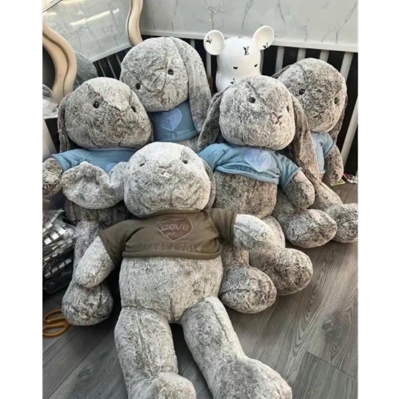 Gấu Bông thỏ Punny - Mẫu mới Kích thước 1m1 Vải Nhung cao cấp Lông tuyết mượt Ôm cực đã siêu đẹp Đồ chơi phát nhạc Thỏ tai dài Chuẩn hàng QC Loại 001