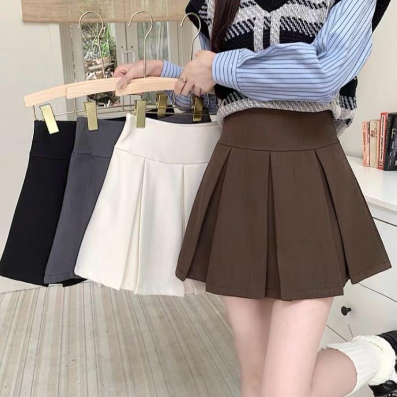 Chân váy tenis sọc to bigsize 50-90kg 901 lưng thun kiểu dáng trẻ trung dễ phối đồ chất liệu tuyết thái dày dặn Nữ S4