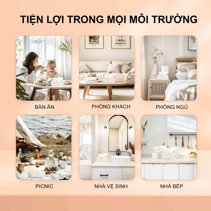 [XẢ HÀNG] Giấy ăn TAKO Combo 30 Gói Hơn 9000 Tờ, 4 Lớp, Siêu Dai Mềm Mịn, 100% Từ Bột Gỗ Tự Nhiên. 6