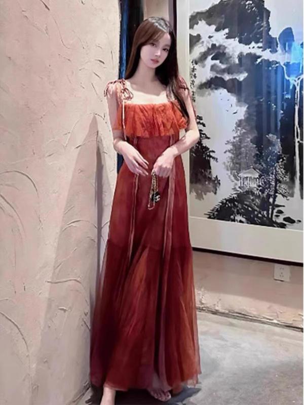 Váy Dài 2S DoDo Tiểu Thư Chất Liệu Vải Voan Mỏng 4