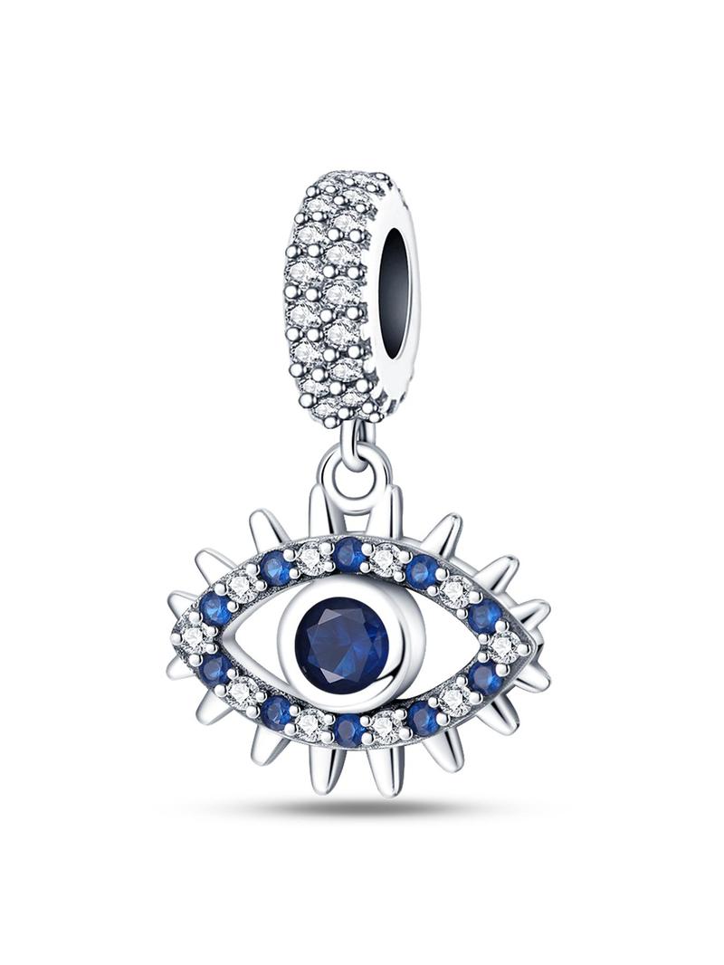 Product Introduction of Rhinestone Decor Hollow Out Eye Design Pendant for Women & Girls, Fashion Accessories for Bracelet & Necklace & Keychain 4