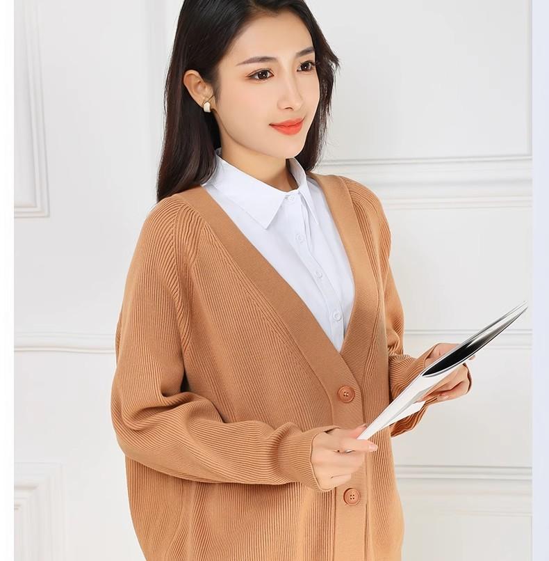 Product Introduction of Spring, autumn and winter versatile fake collar women's shirt shirt solid color new bottom fake collar Korean version fashion inner fake collar 4