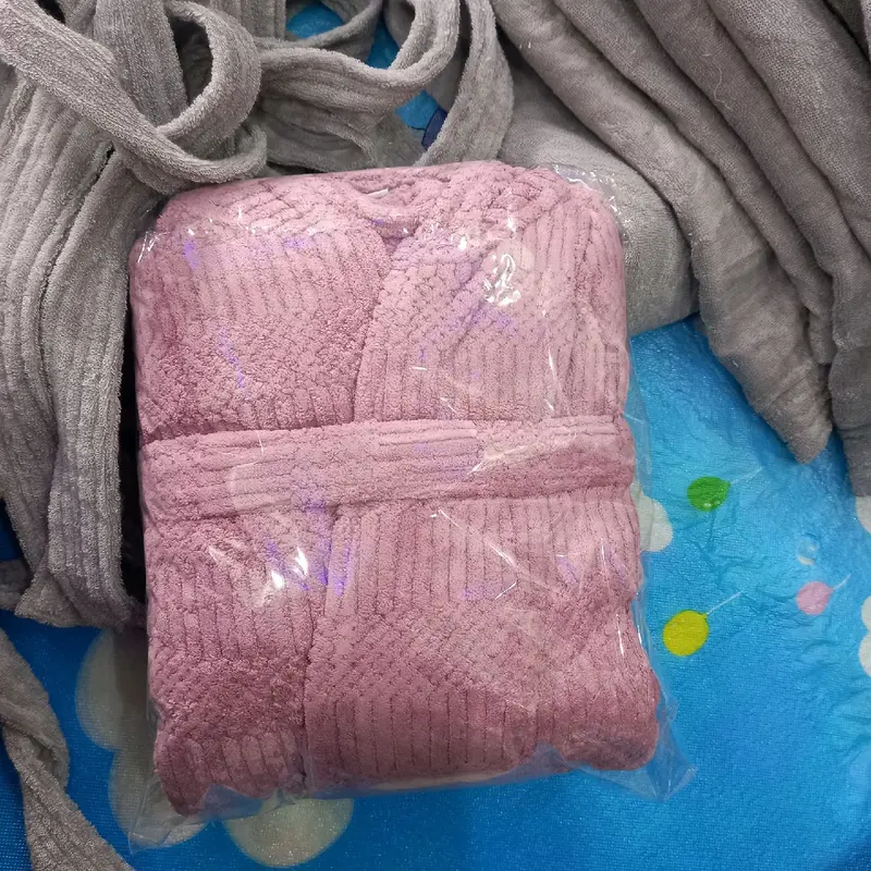 áo choàng tắm gạo bông 1
