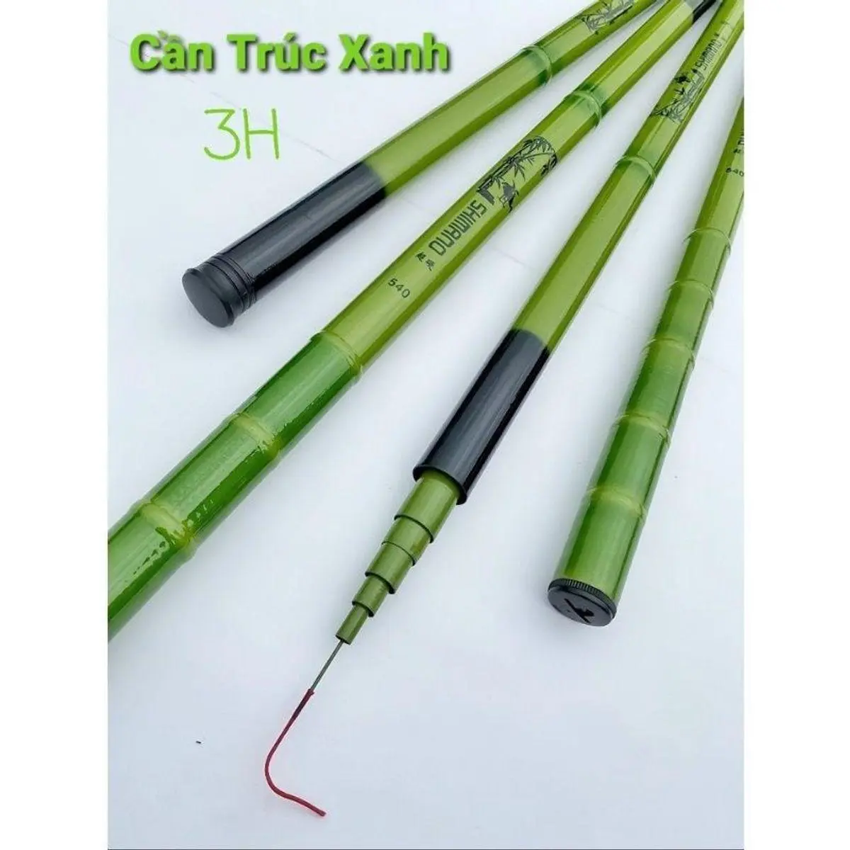 [SALE]  [SALE] Cần câu tay trúc xanh 3h Câu Rô Riếc Chất Liệu Cao Cấp