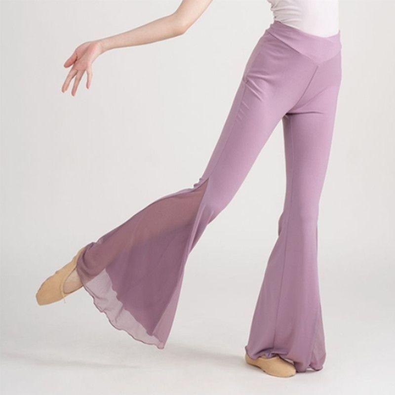 Quần Dài Tập Yoga Nữ, Hàng Mới Về Mùa Hè, Nhẹ Và Thanh Lịch, Chất Liệu Lưới, Thiết Kế Chéo Viền Quần, Bó Sát Bụng, Quần Ống Loe, Thích Hợp Cho Khiêu Vũ Cổ Điển Và Yoga, Cũng Thích Hợp Cho Thể Thao 4